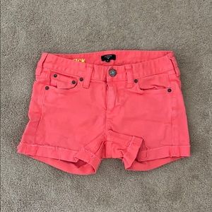 Matchstick pink J-Crew shorts
